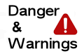 Gladstone Danger and Warnings
